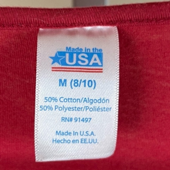 Vintage Star Spangled Granny Size Medium Fireworks 4th of July Patriotic Tank - Picture 4 of 6